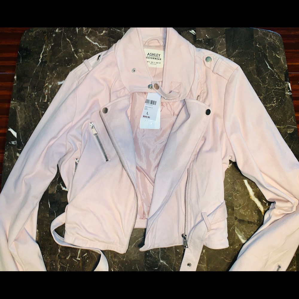 Pink crop jacket